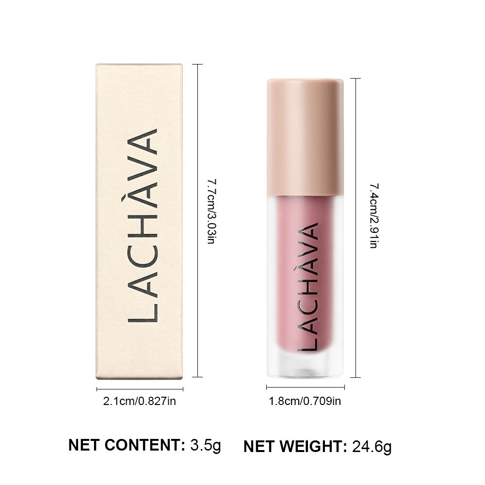 Matte Nude Lip Mud 10 Colors Lip Lacquer Waterproof Colored Lipstick