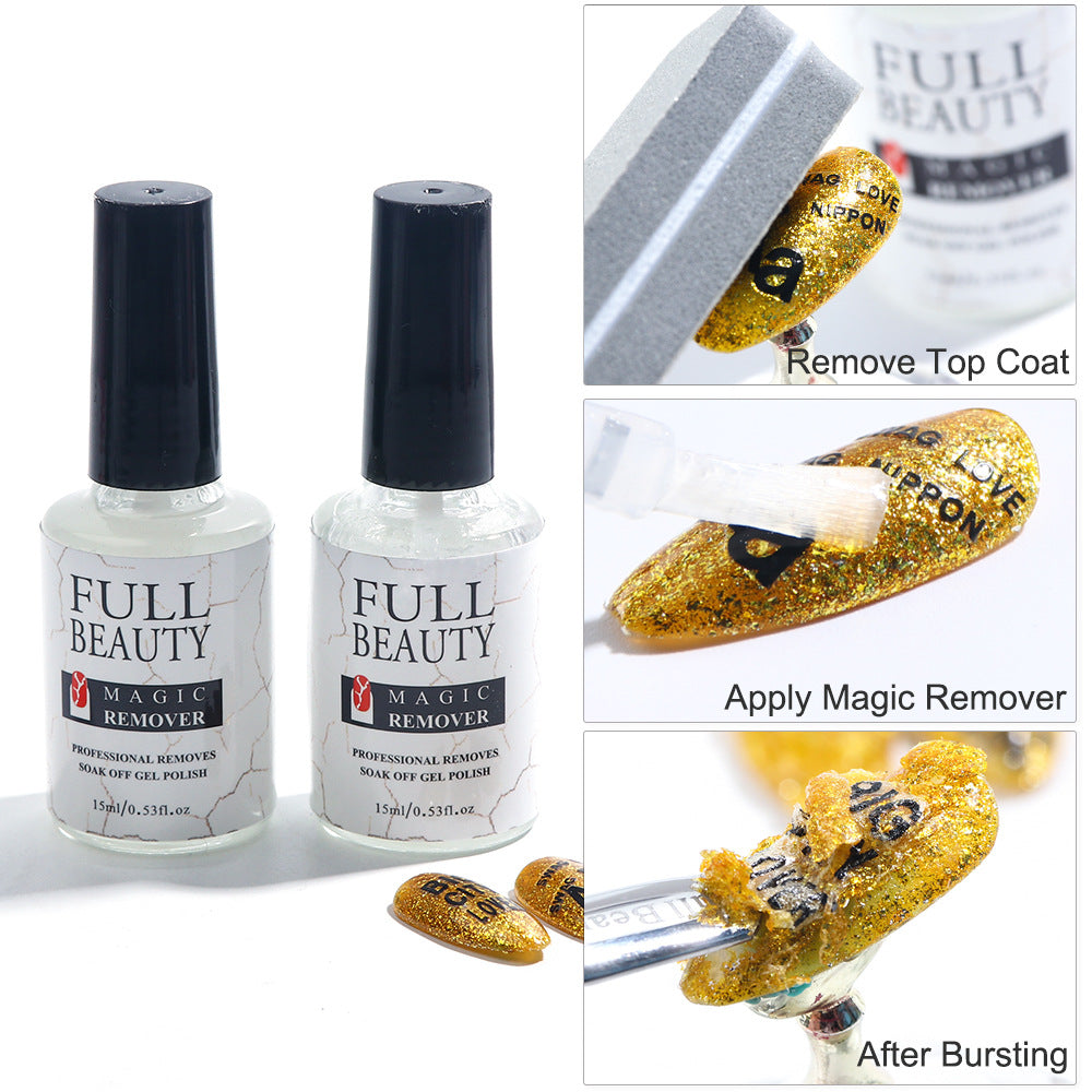 Full Beauty Nail Polish 15ml Nail Remover