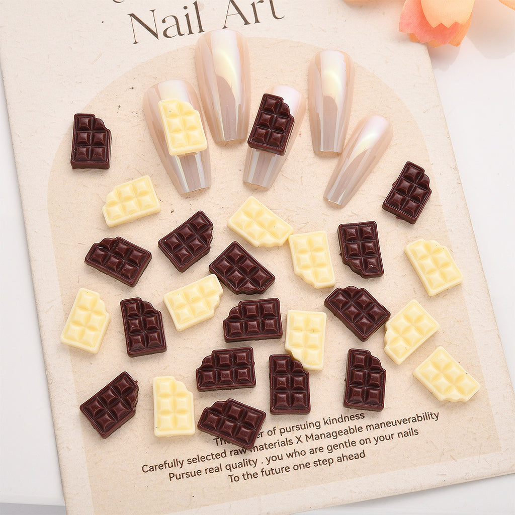 Luminous Nail Resin Simulated Chocolate Accessory