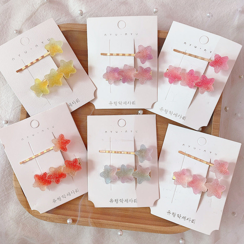 Gradient star hairpin