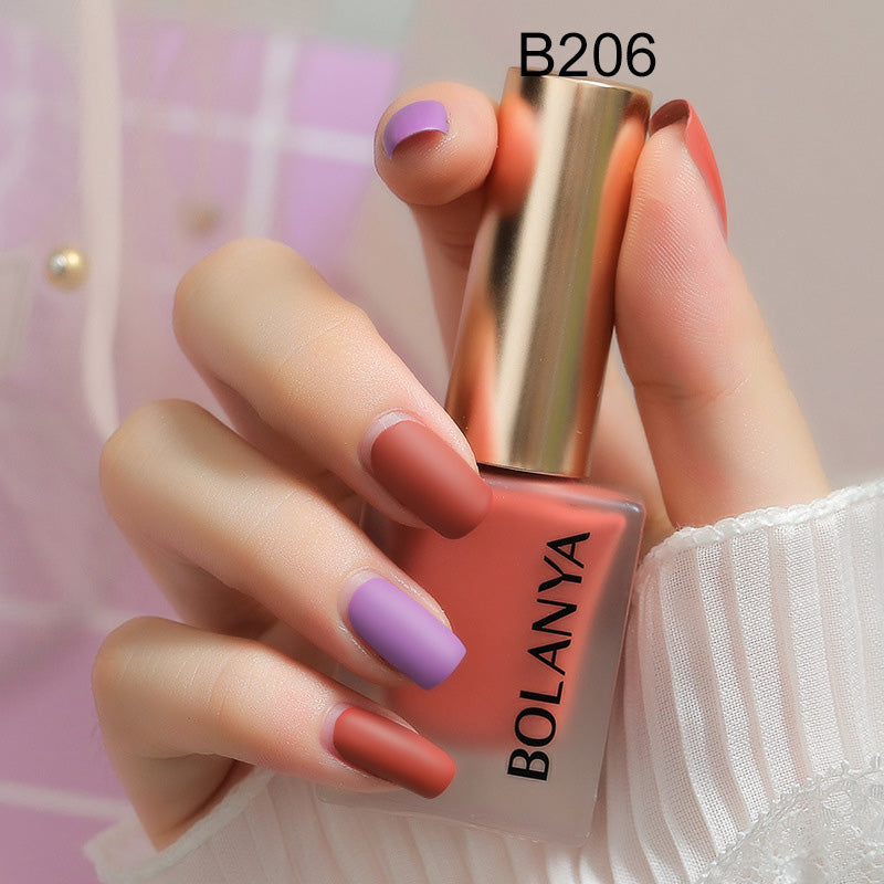 Bolanya No-bake Whitening Quick-drying Matte Nail Polish