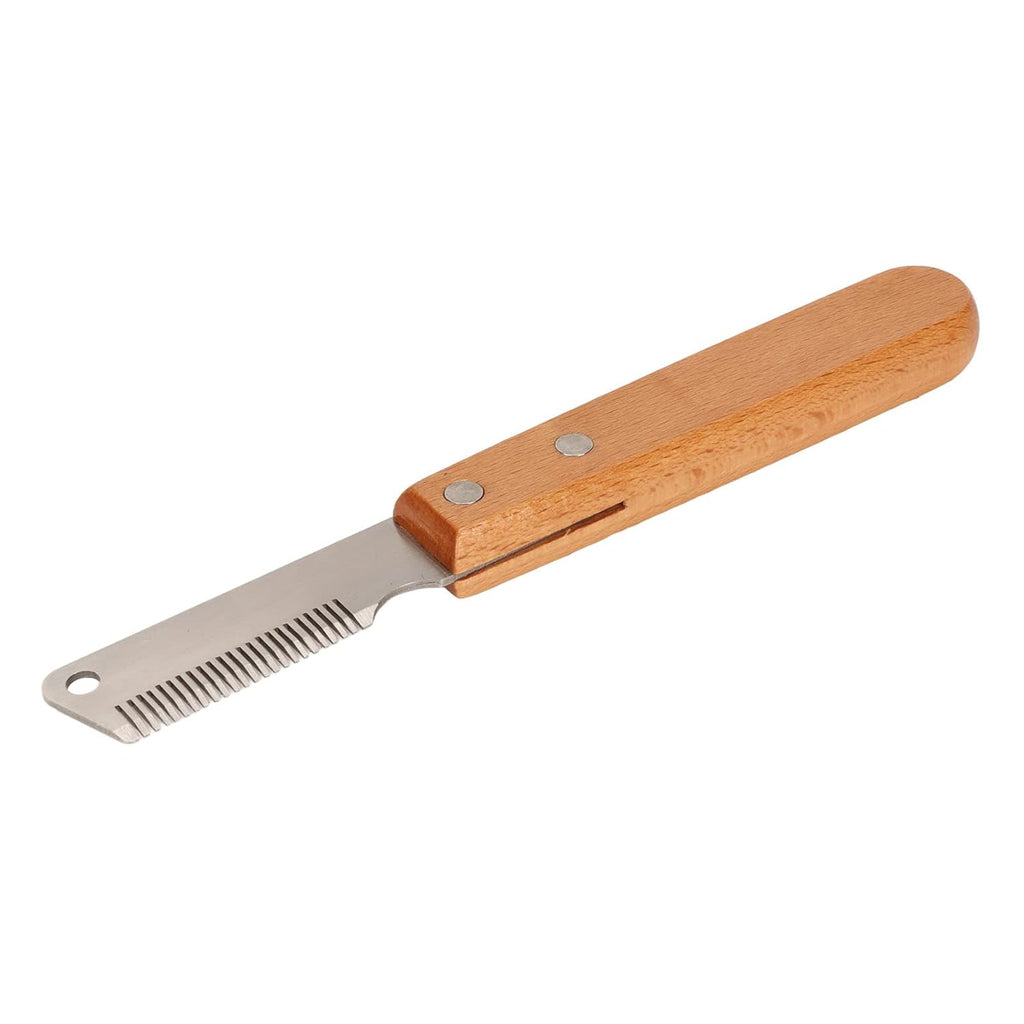Pet Stripping Comb Dog Stripping Knife Grooming Tool Multifunction Remove Floating Hair Dog Stripping Knife With Wood Handle For Cats Dogs