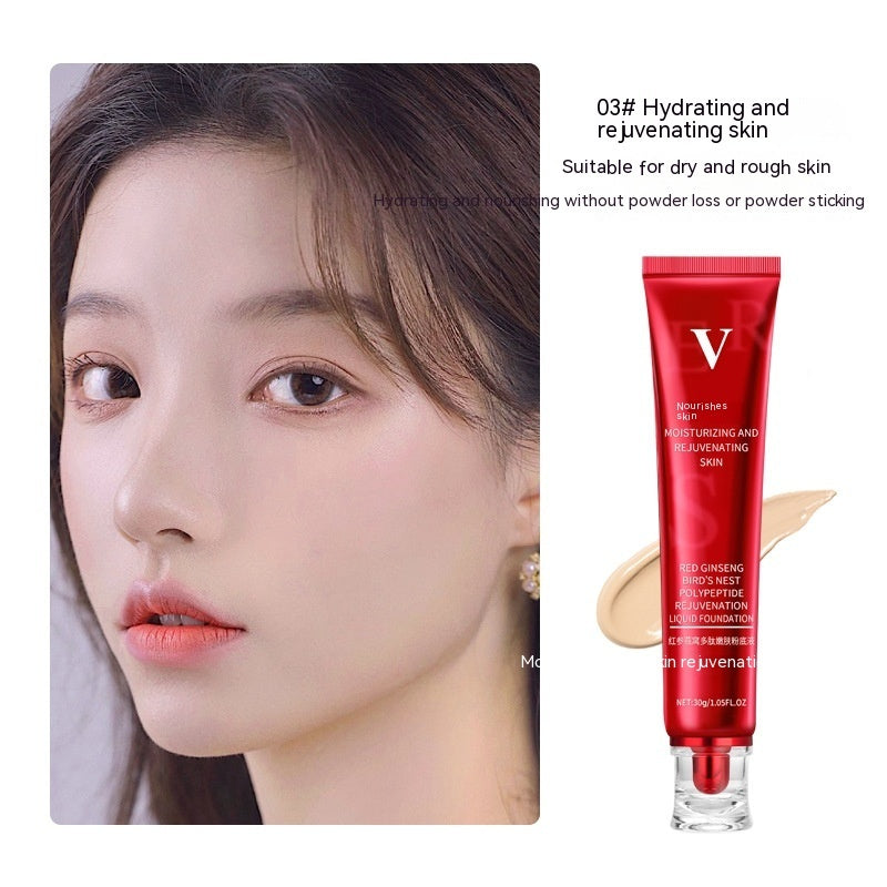 Polypeptide Skin Care Liquid Foundation Long-lasting Moisturizing Concealer