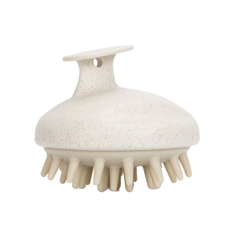 Wheat Straw Shampoo Brush Silicone