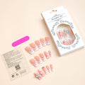 Women's Fashion French Style Bow Flower Nail Art