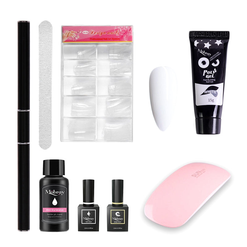Mobray Manicure phototherapy lamp nail extension cream nail set
