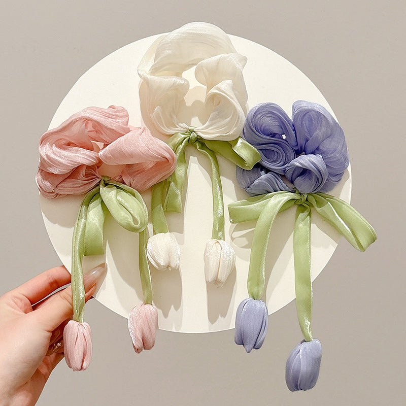 Korean Style Tulip Children's Flower High-grade Temperament Headband