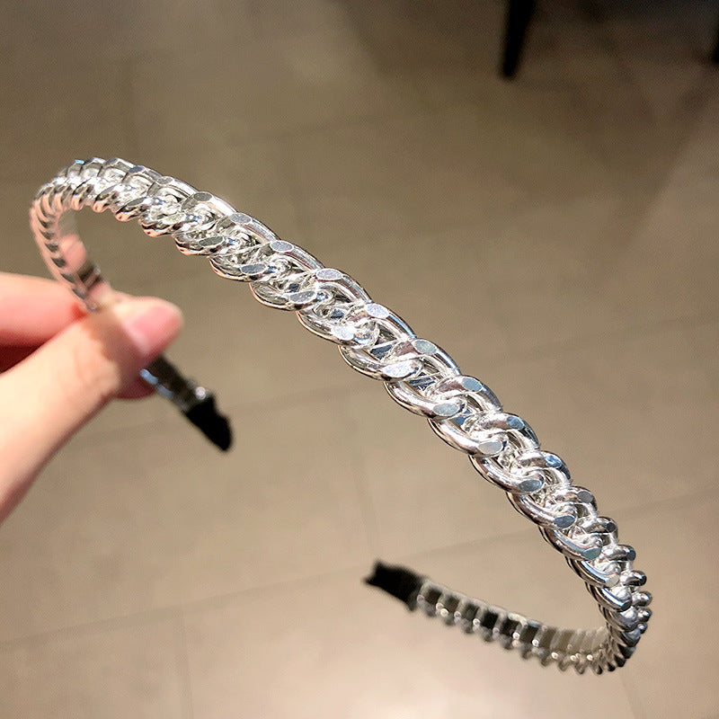 Pure Handmade Fish String Pearl Hairband Headband Girl's Hairpin