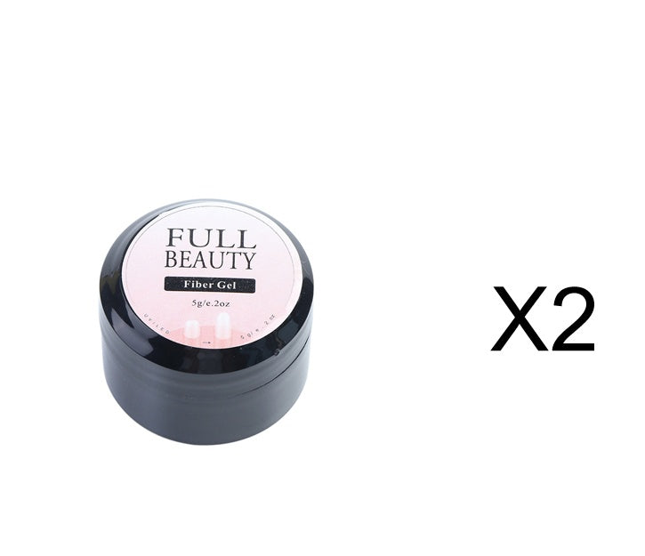 Full Beaty Fiber extension rubber reinforcement repair nail polish