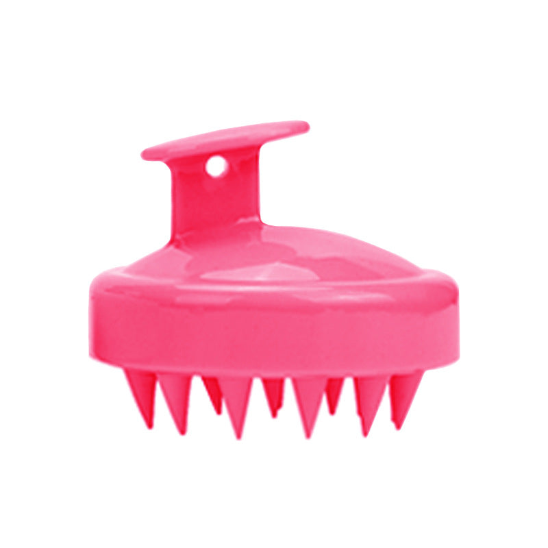 Silicone shampoo brush massager