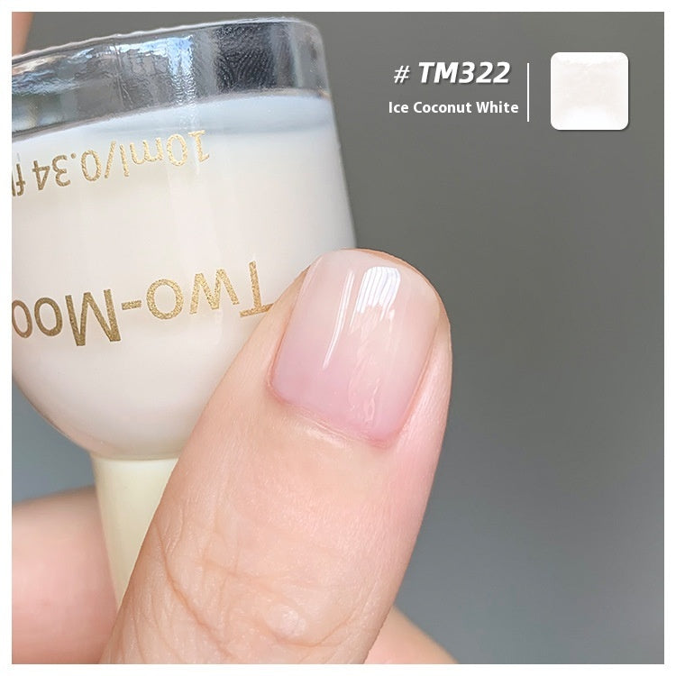 Two-Moons Summer Nail Polish Baking-free Non-tearing Jelly Juicy Grape Amber Strawberry Chopsticks