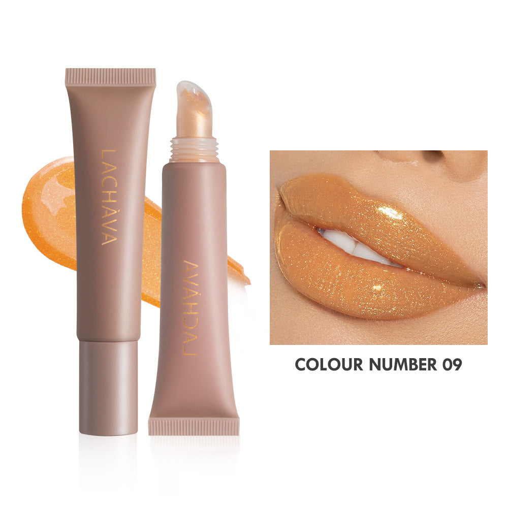 Mirror Liquid Paint Lip Gloss Pearlescent Thin And Glittering Lip Lacquer