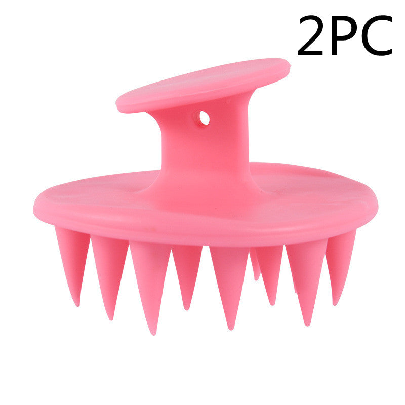 Massage Silicone Shampoo Brush To Clean Hair Comb