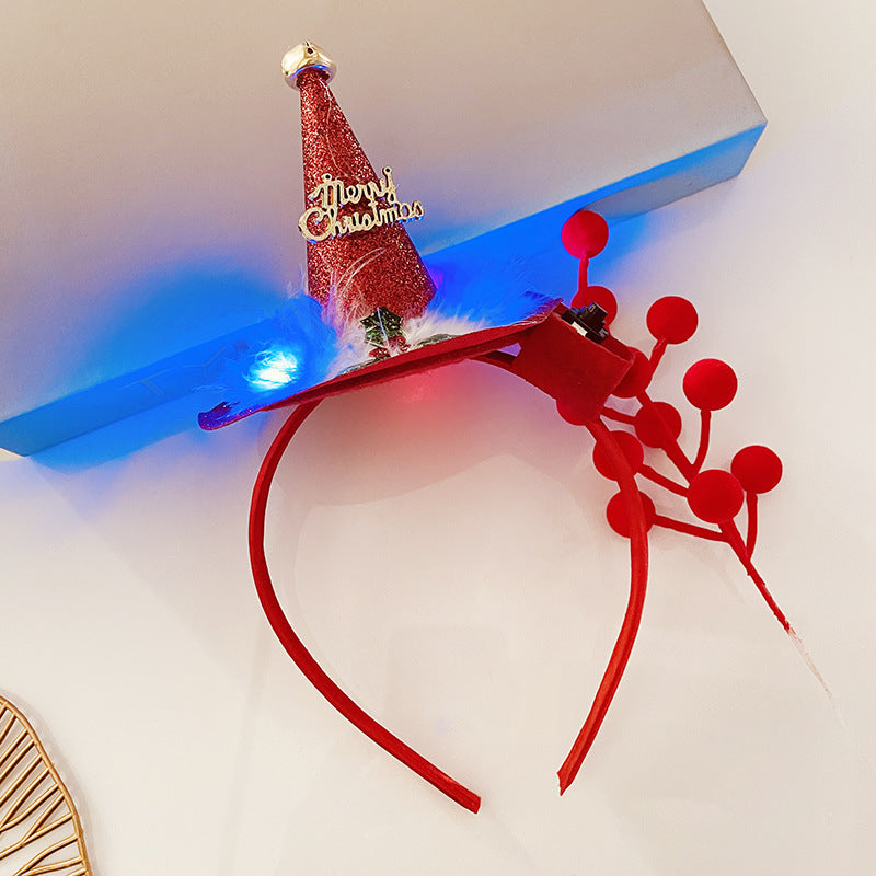 Christmas Antlers Hairband Decoration Plush