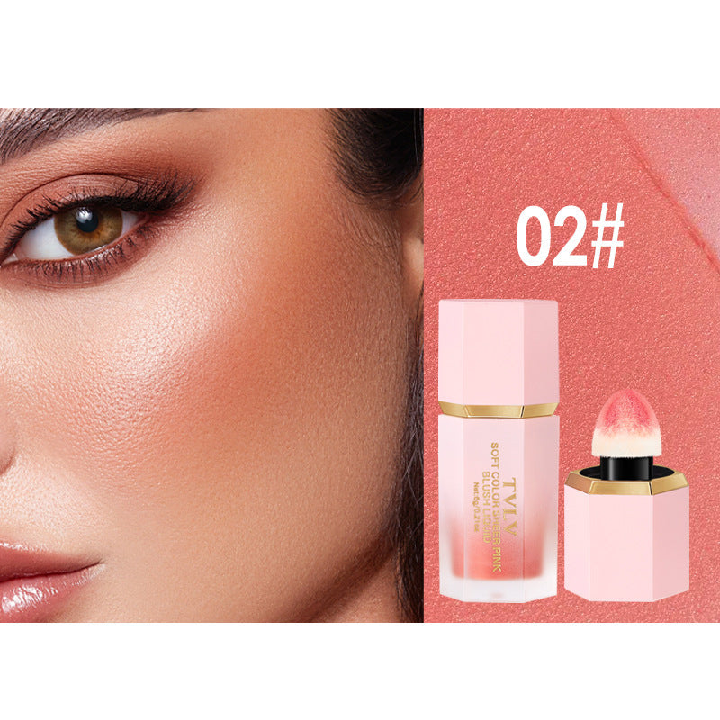 TVLV Velvet Six-color Liquid Blush Long-lasting Waterproof