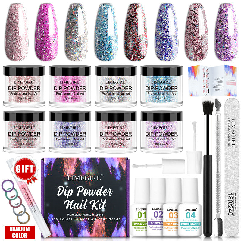LimeGirl Nail Soaking Powder Tool Set