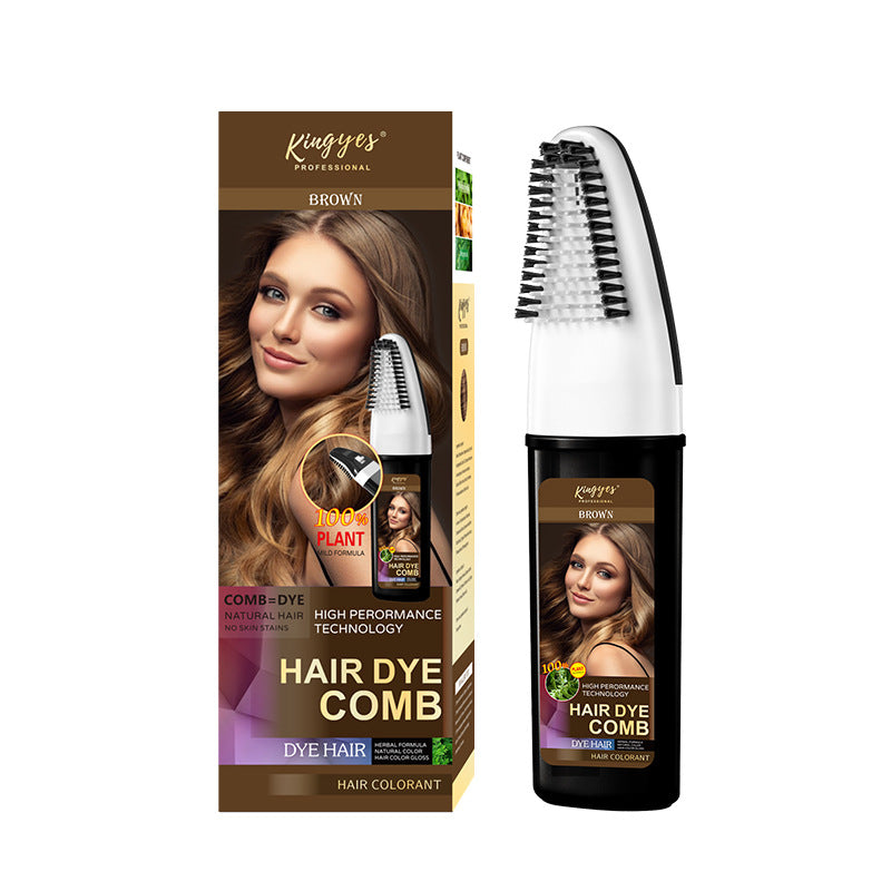 Black Wine Red Brown Easy Coloring Comb