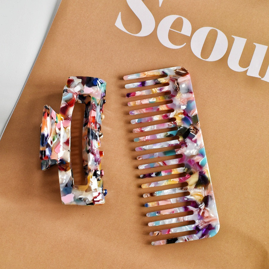 Acetic Acid Hair Comb Holding Acid Comb Wide Teeth
