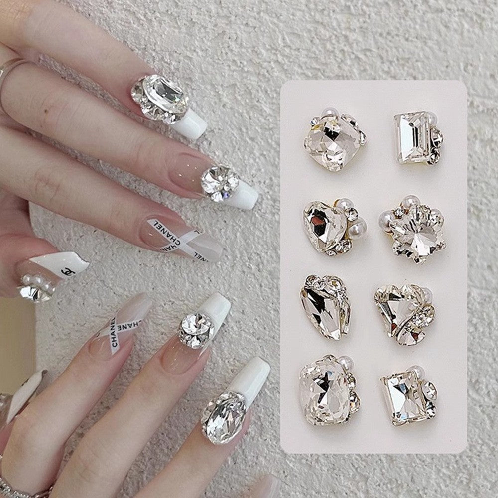Rock Sugar Nail Crystal Stacked Diamond Accessories
