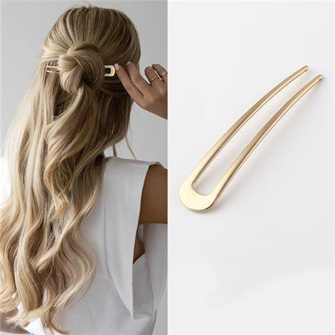 Temperament Pearl Pendant Hairpin Simple Modern Net Red