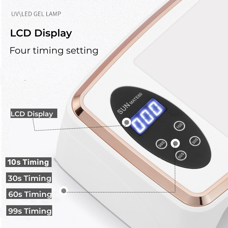 Sun 380W Professional Nail Dryer 90 Leds Nail Dryer UV Lamp For Curing All Gel Nail Polish Motion Sensing Manicure Pedicure
