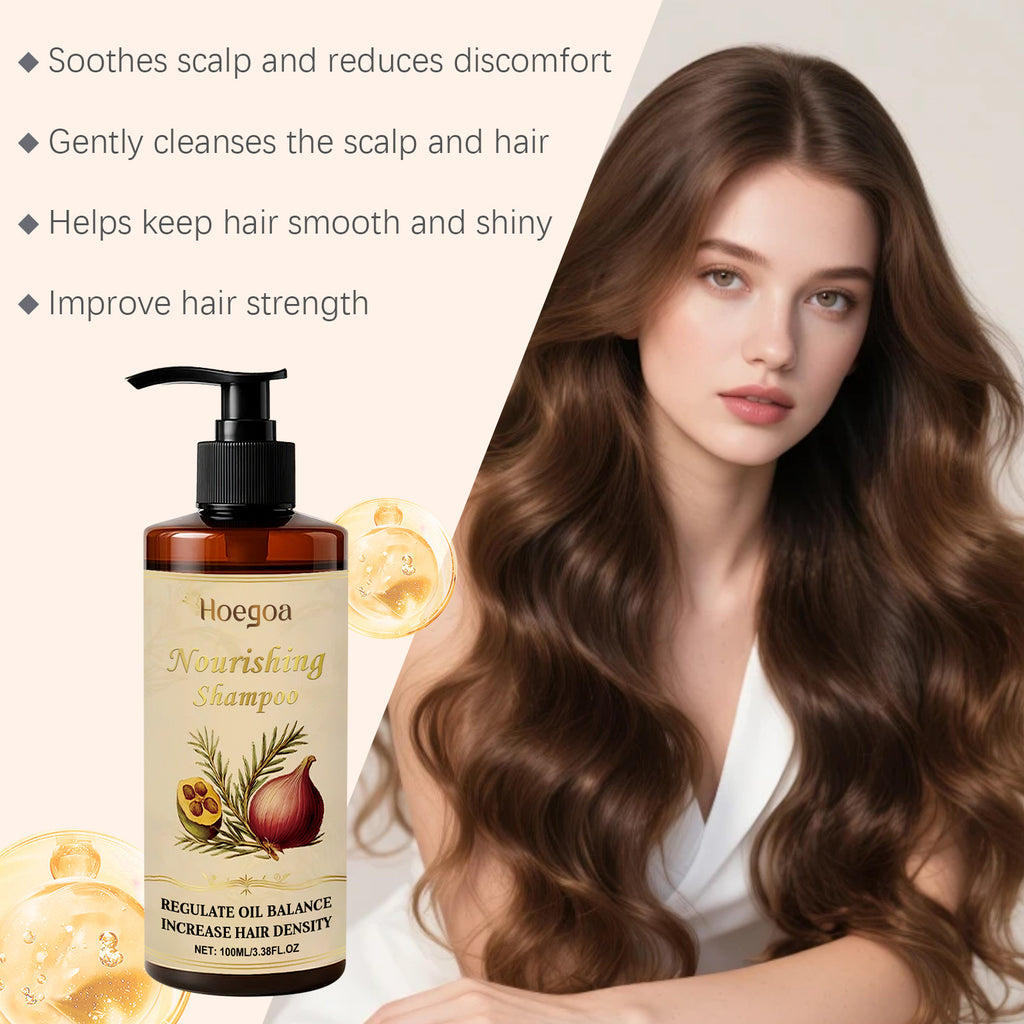 HoeGoa Multi Effect Nourishing Shampoo Gently Cleanses