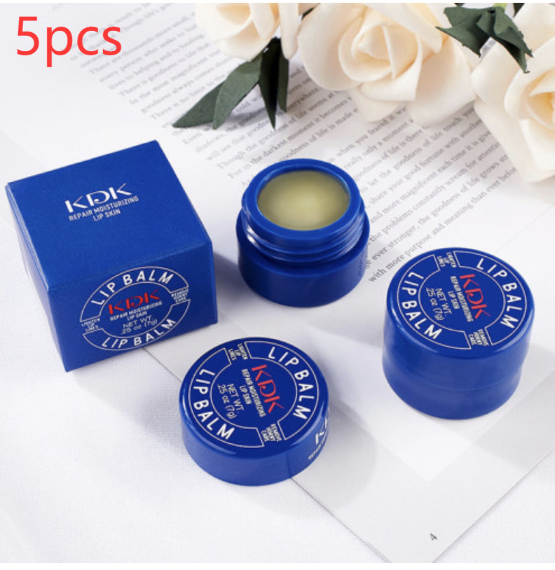 Blue Can Hydrating Moisturizing And Fading Anti-chapped Lip Lines Lip Balm