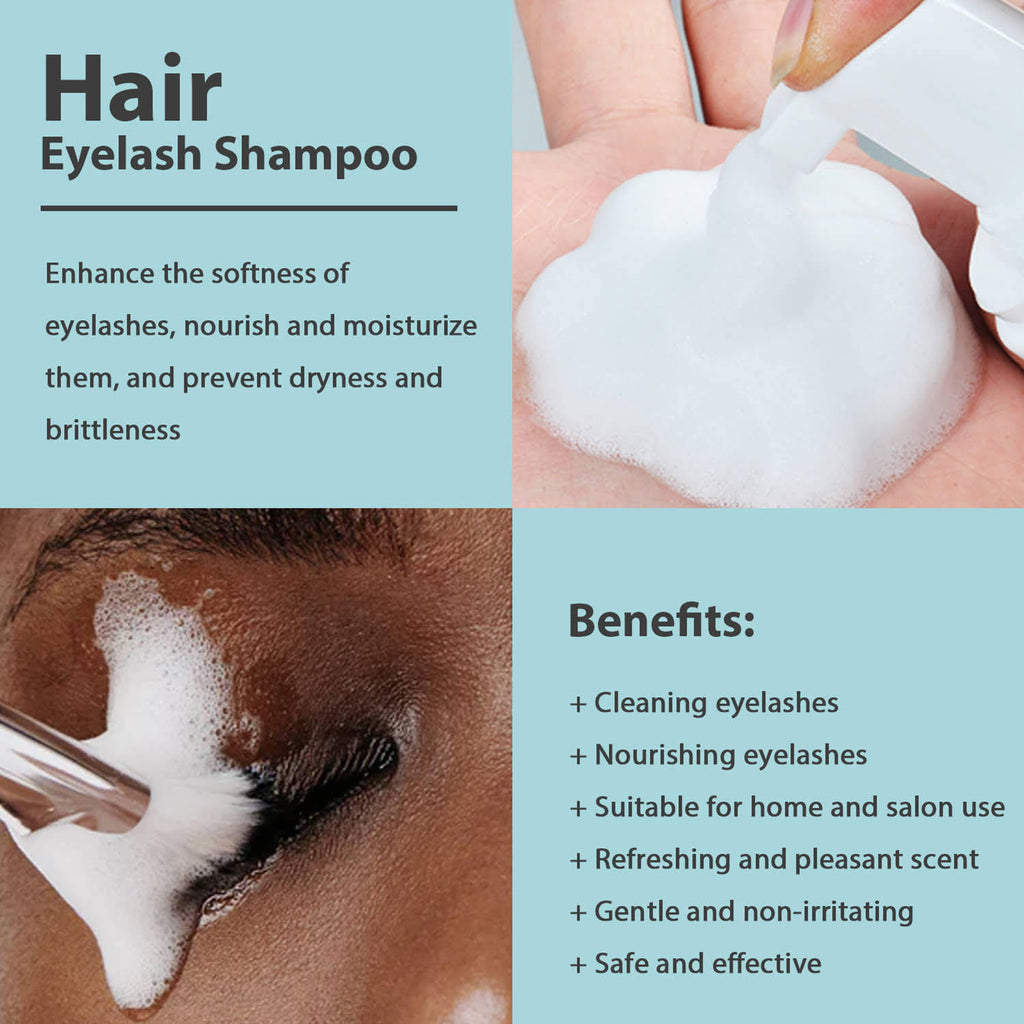 Eyelash Shampoo Cleaning Makeup Remover