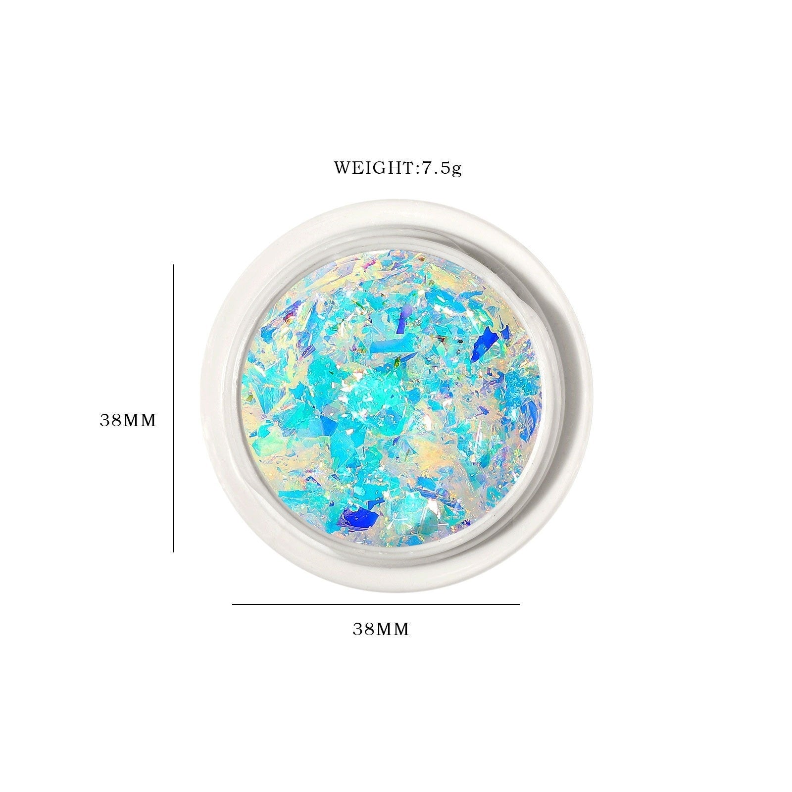 Nail Glitter Powder For A Dazzling Eye-catching Manicure