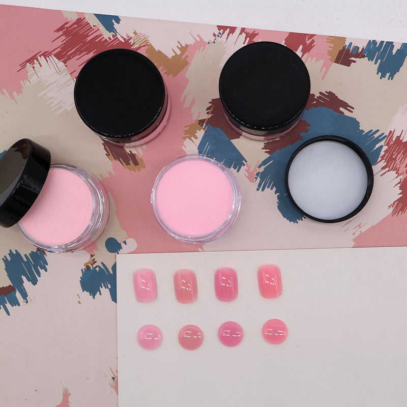 Acrylic Nails Serum 4 Colors Suit Nail Shimmering Powder DIY Handmade Manicures Decoration