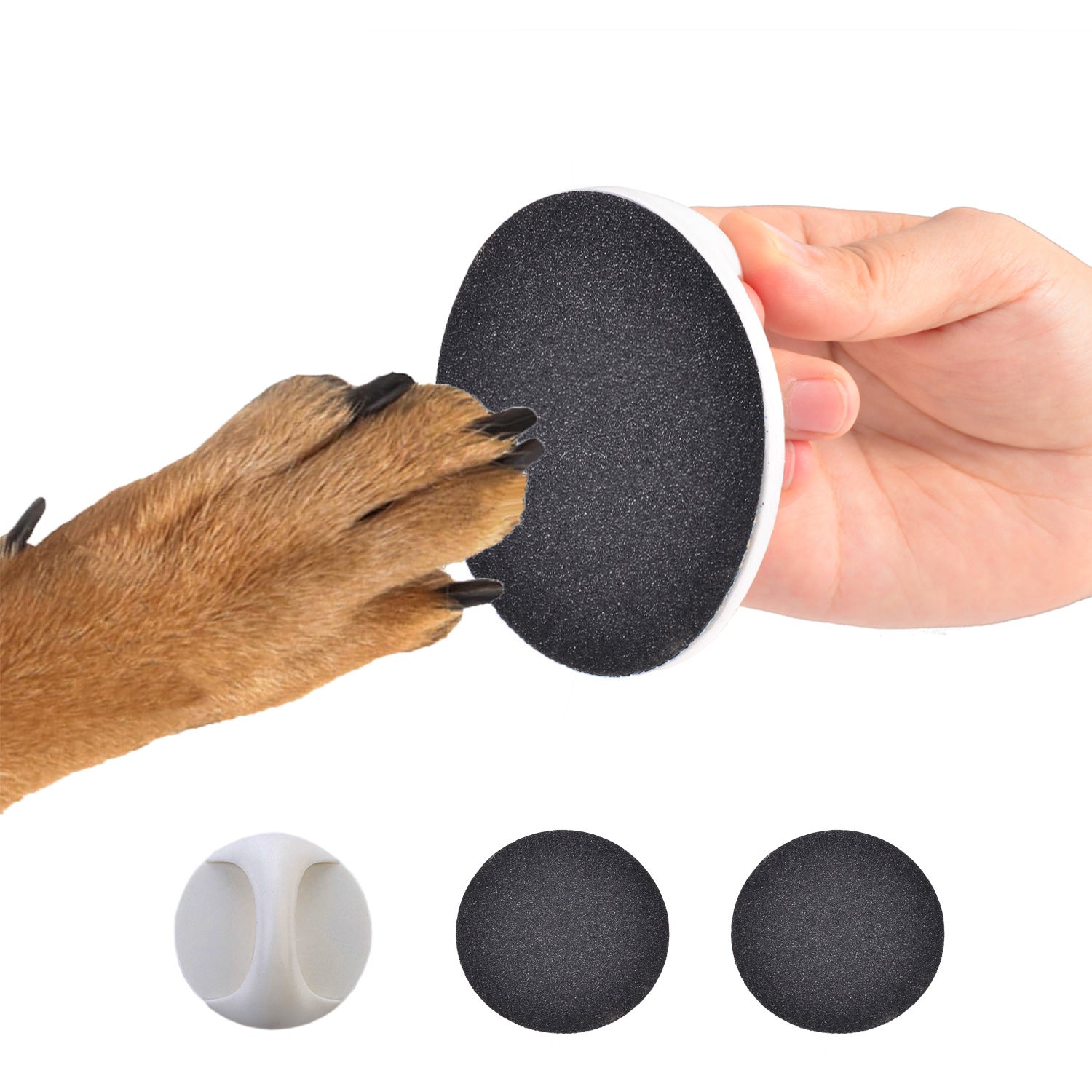 Dog Nail File Upgraded Dog Nail Scratch Board Nail File For Dogs Dog Nail Trimmers Round Dog Nail Grinder For Pet Nails Relaxing Dog Nail Trimming Board