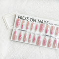 Press On Nails Dopamine Sweet Cool Butterfly Dark French Fake Nail Tip