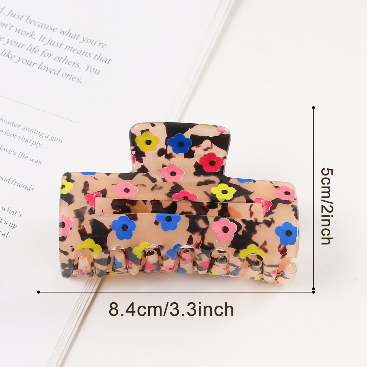 Rainbow Red Lip All-Match Sweet-Style Shark Clip