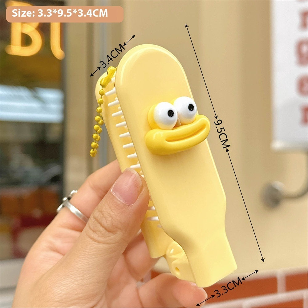 Folding Comb Cute Mini Soft Tooth Portable