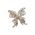 Fashion Rhinestone Butterfly Duck Bill Hairpin