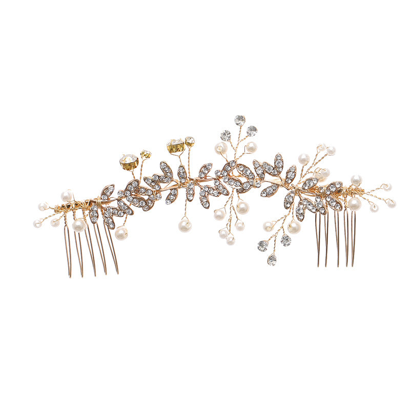 Silver Flower Headwear Insert Comb