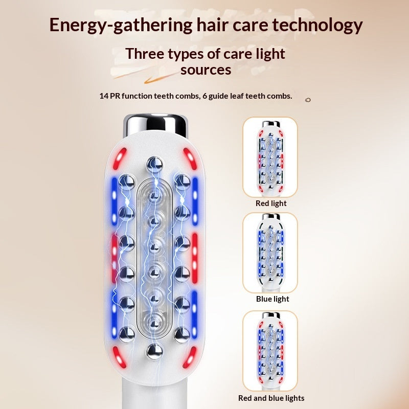 Radio Frequency Hair Care Comb EMS Microcurrent Electric Massage Comb