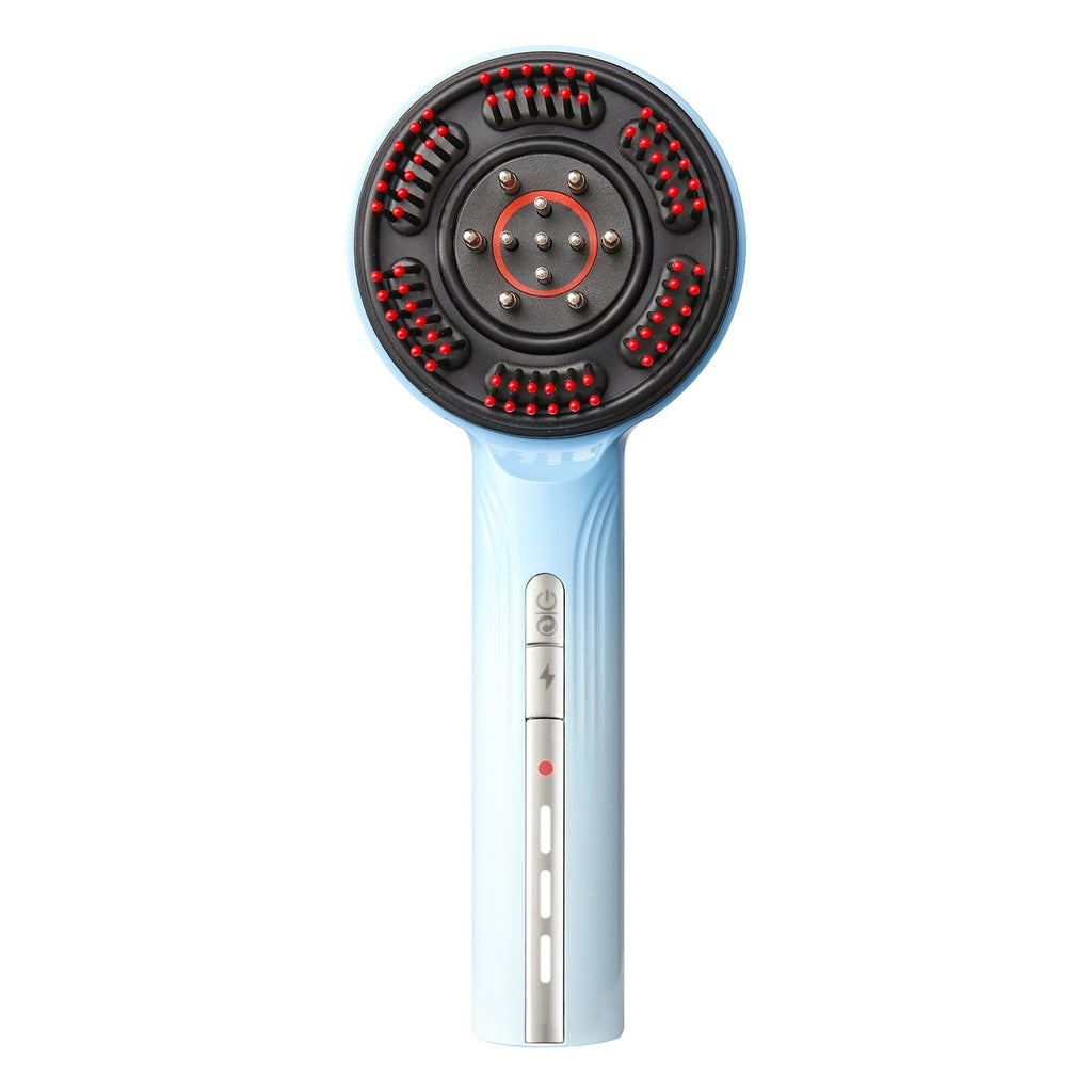Hair Growth Comb Scalp Drug Delivery Massager With Red And Blue Light For Hair Loss Prevention And Hair Care
