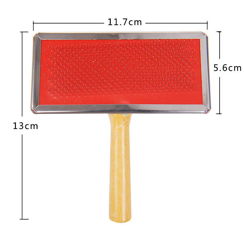 Origin Source Pet Comb Cat Dog Cardigan Comb Solid Wood Dog Beauty Comb Pet Supplies Wooden Handle Needle Comb