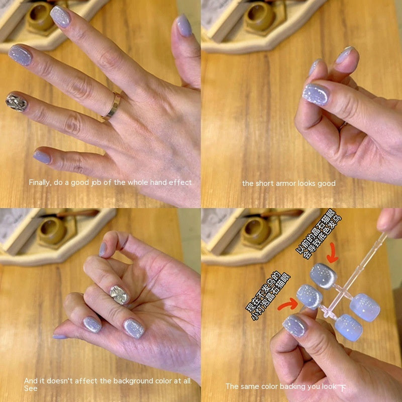 Milk Jelly Spar Cat's Eye Solid Color Summer Ice UV Polish