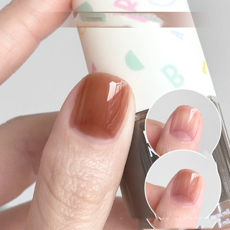 Lell Moll Water-based Tearable Nail Polish Baking-free And Tasteless