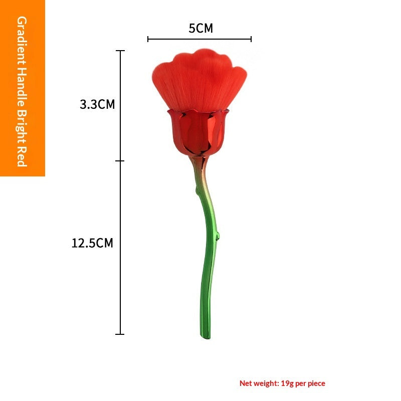 Rose Loose Powder Makeup Brush Beauty Tool