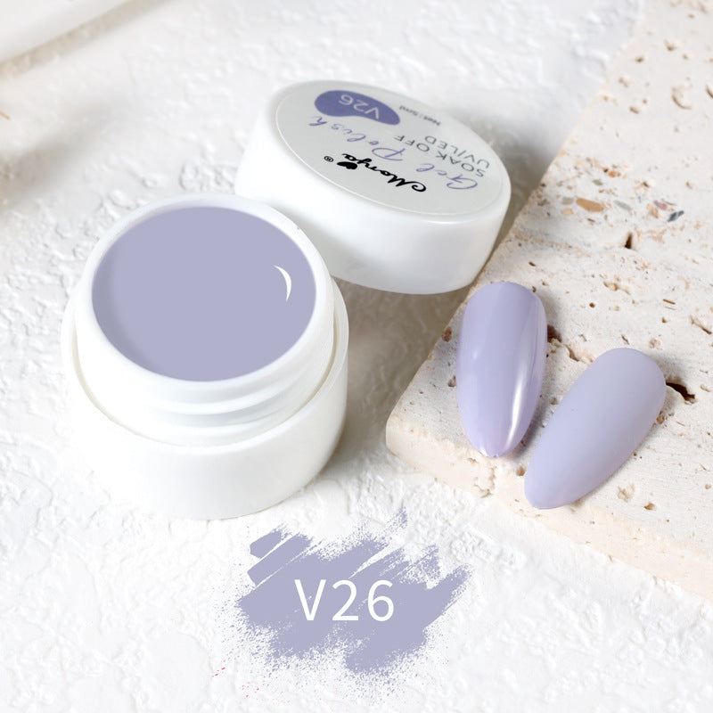 Monya Tulip Cream UV Polish Painted Light