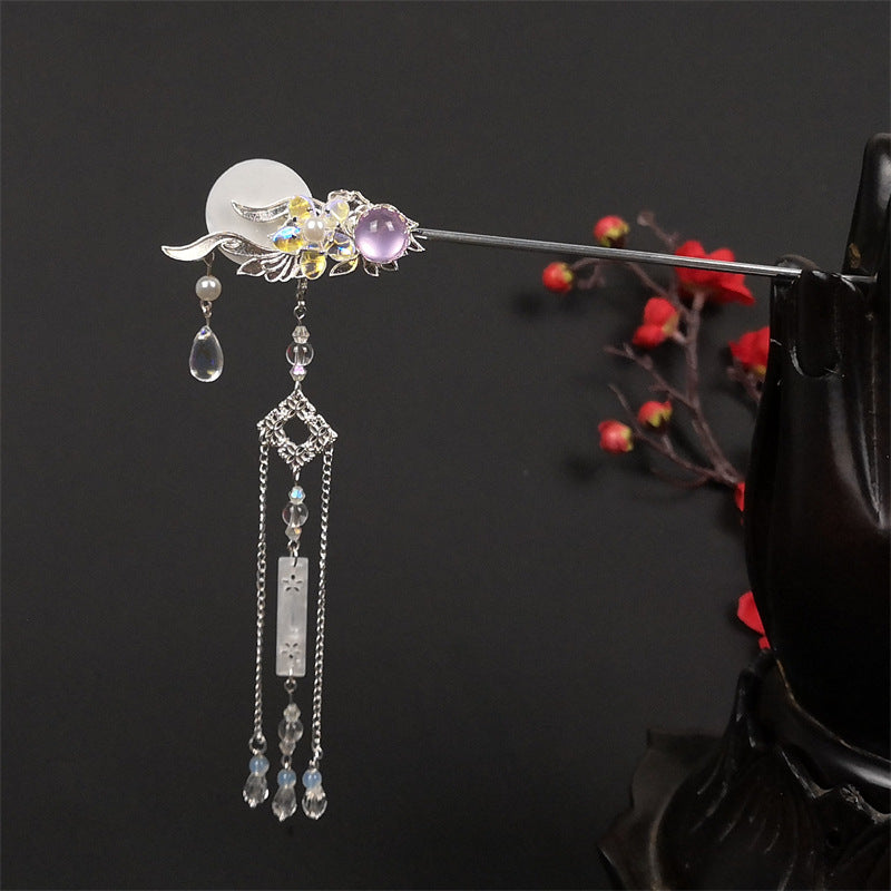 Classical Fashion Alloy Flower Hairpin Manual
