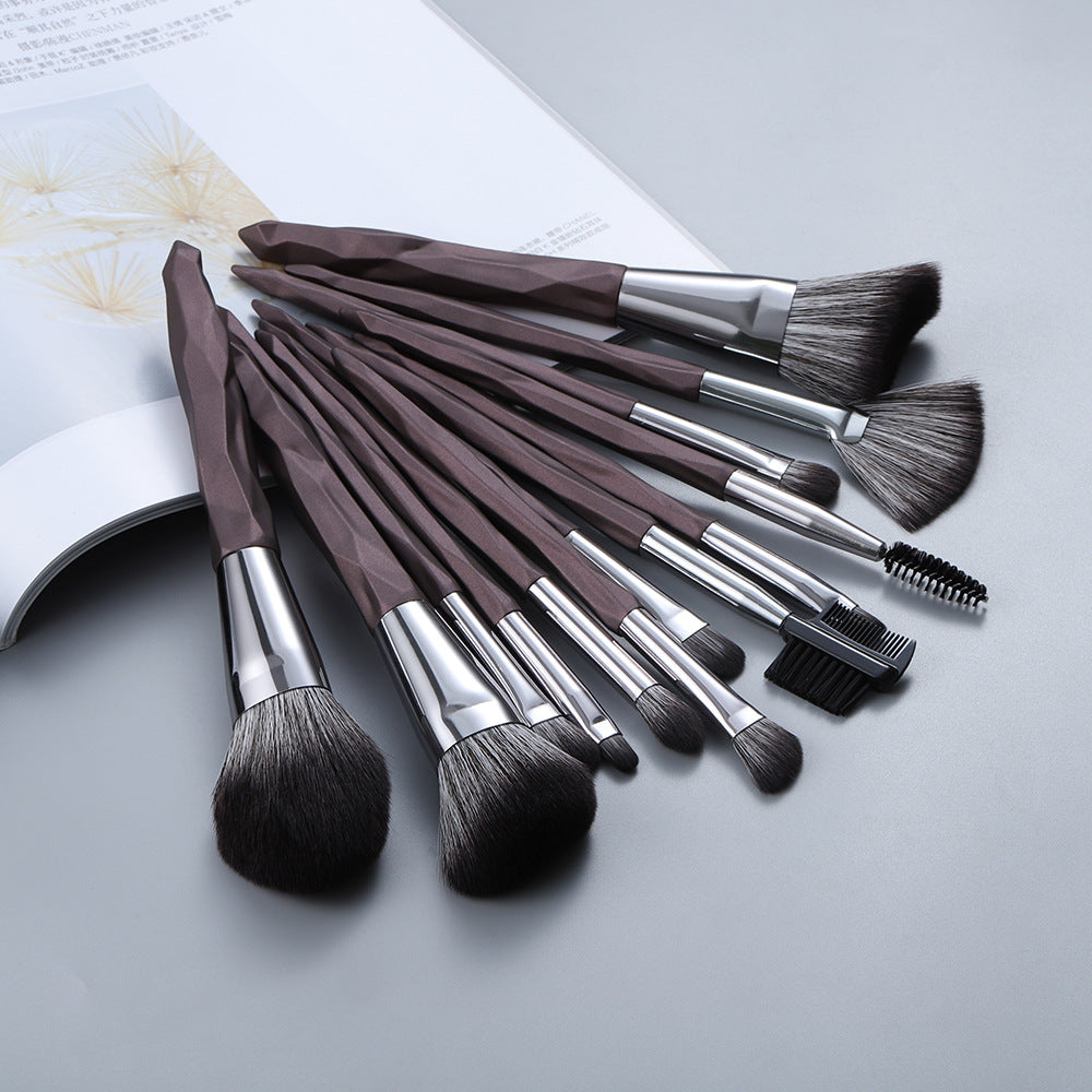 Foundation Nose Shadow Wool Blush Makeup Brush Full Set