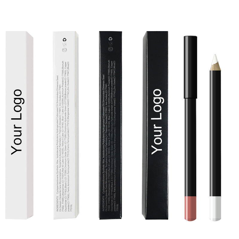20 Color Black Pen Holder Lip Liner Waterproof Easy To Color