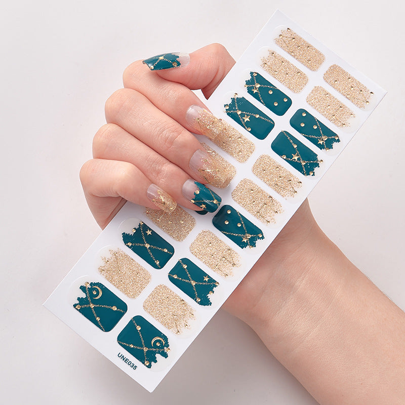 Simle Self Adhesive Nail Sticker