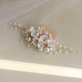 Ceramic Flower Hair Comb Bride Simplicity