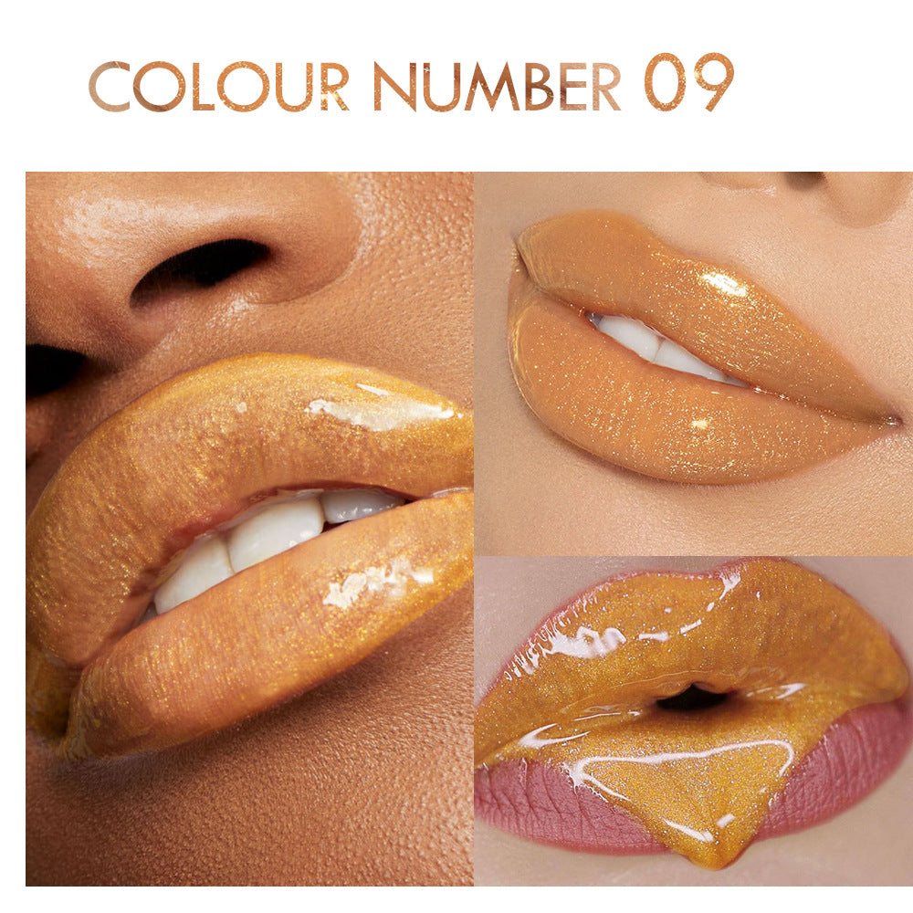 Mirror Liquid Paint Lip Gloss Pearlescent Thin And Glittering Lip Lacquer