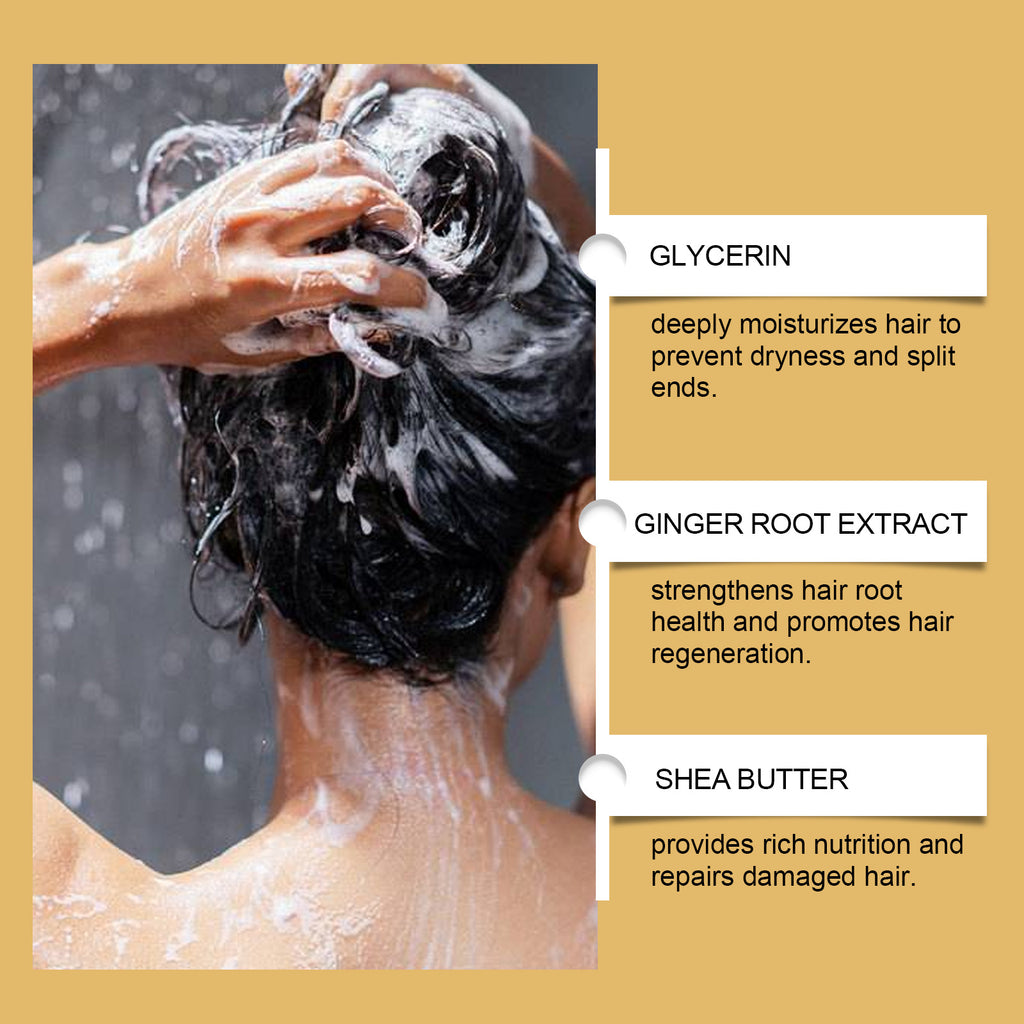 HoeGoa Ginger Shampoo Soap Scalp Cleansing Frizz